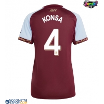 Ženski Nogometni dresi Aston Villa Ezri Konsa #4 Domači 2025-26 Kratek Rokav